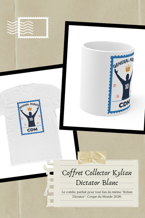 Coffret Collector Kylian Dictator Blanc - tee-shirt et mug