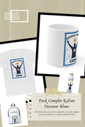 Pack Complet Kylian Dictator Blanc - tee-shirt, mug, sac a dos et gourde